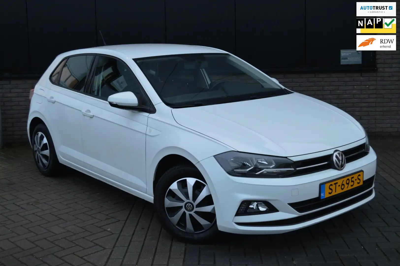 Volkswagen Polo Airco|Bluetooth|Navi|1e eigenaar! Blanco - 1