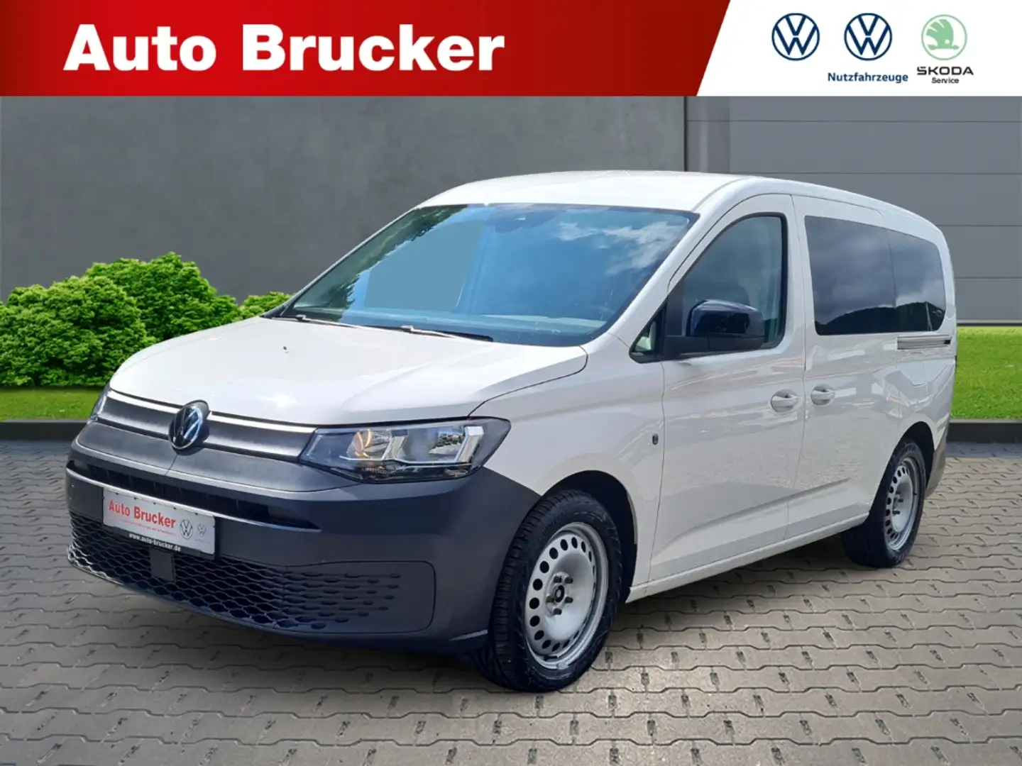 Volkswagen Caddy 2.0 TDI+Fernlichtassistent+PDC+Freisprecheinrichtu Weiß - 1