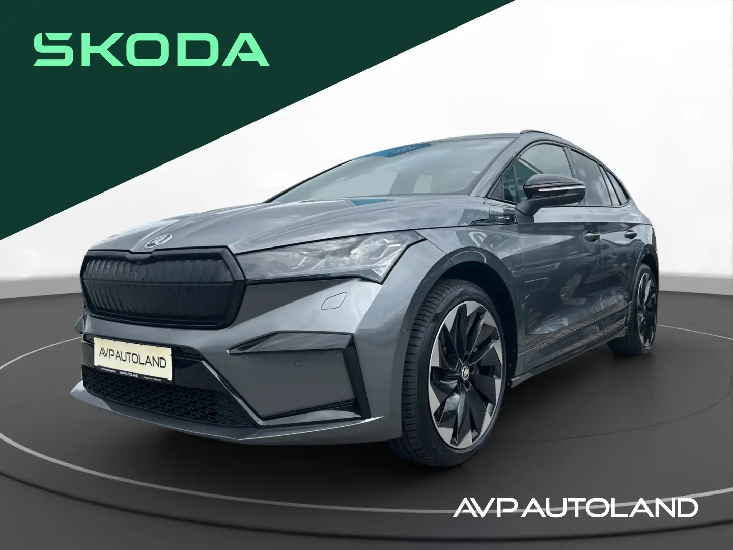 Skoda Enyaq iV 80x SPORTLINE | ACC | PANO | AHK | Gris - 1