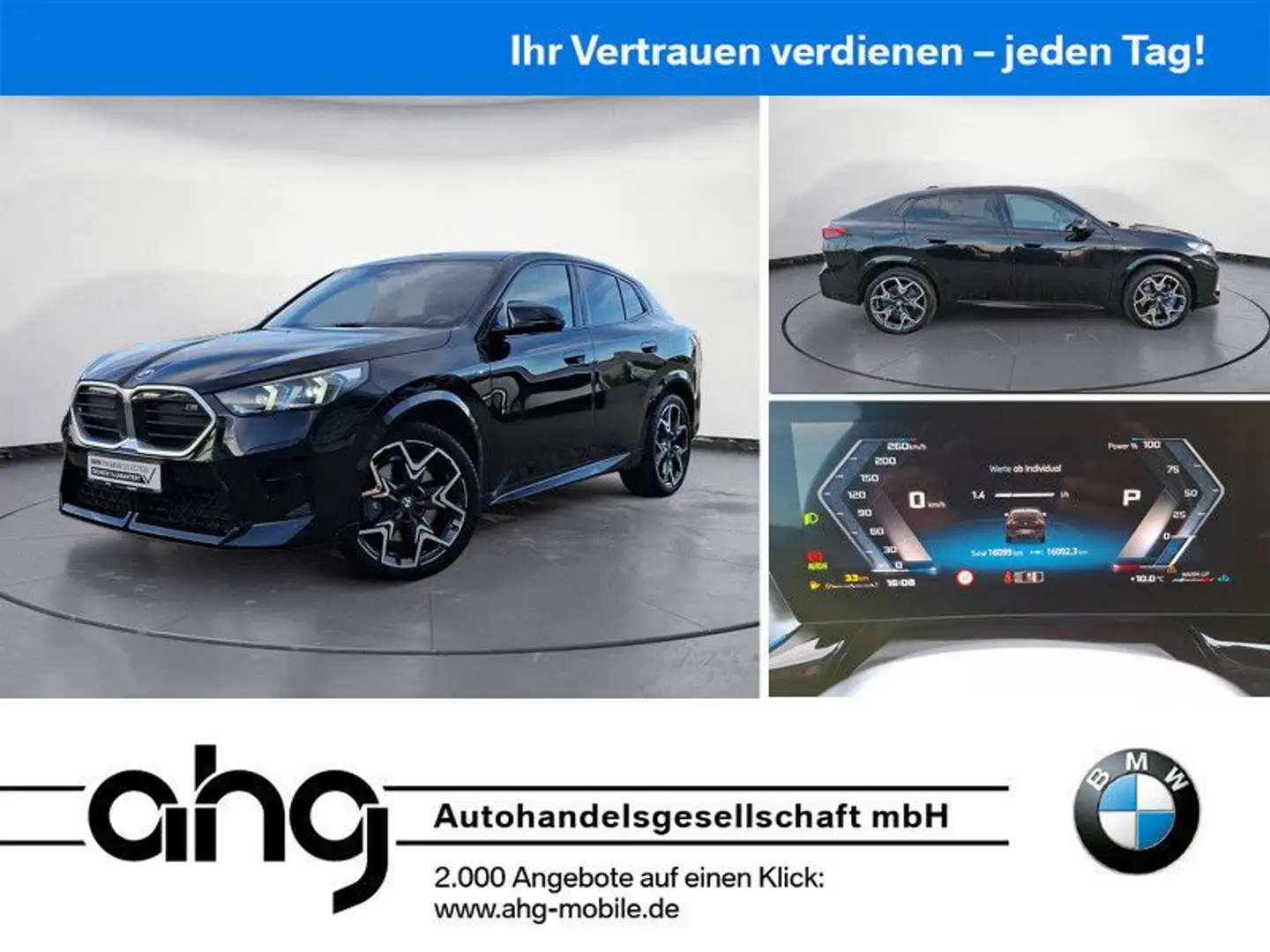BMW X2 M35i xDrive Navi RFK Harman/Kardon Komfortz. Schwarz - 1