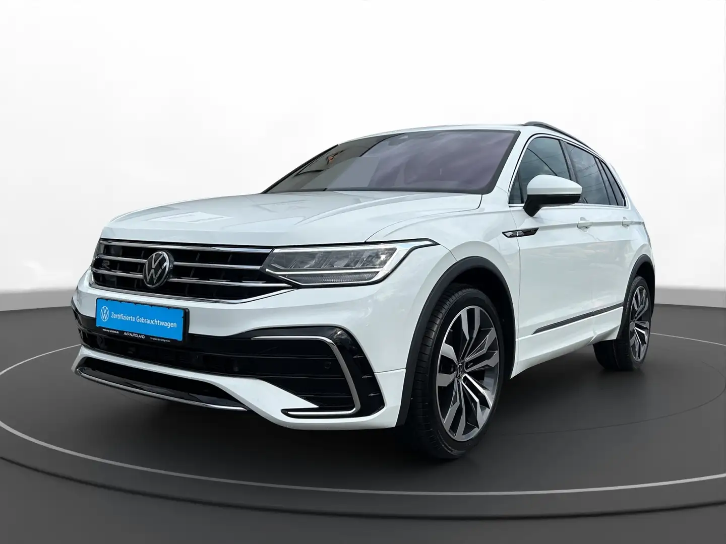 Volkswagen Tiguan 2.0 TDI DSG R-Line | NAVI | LED | AHK | Weiß - 2