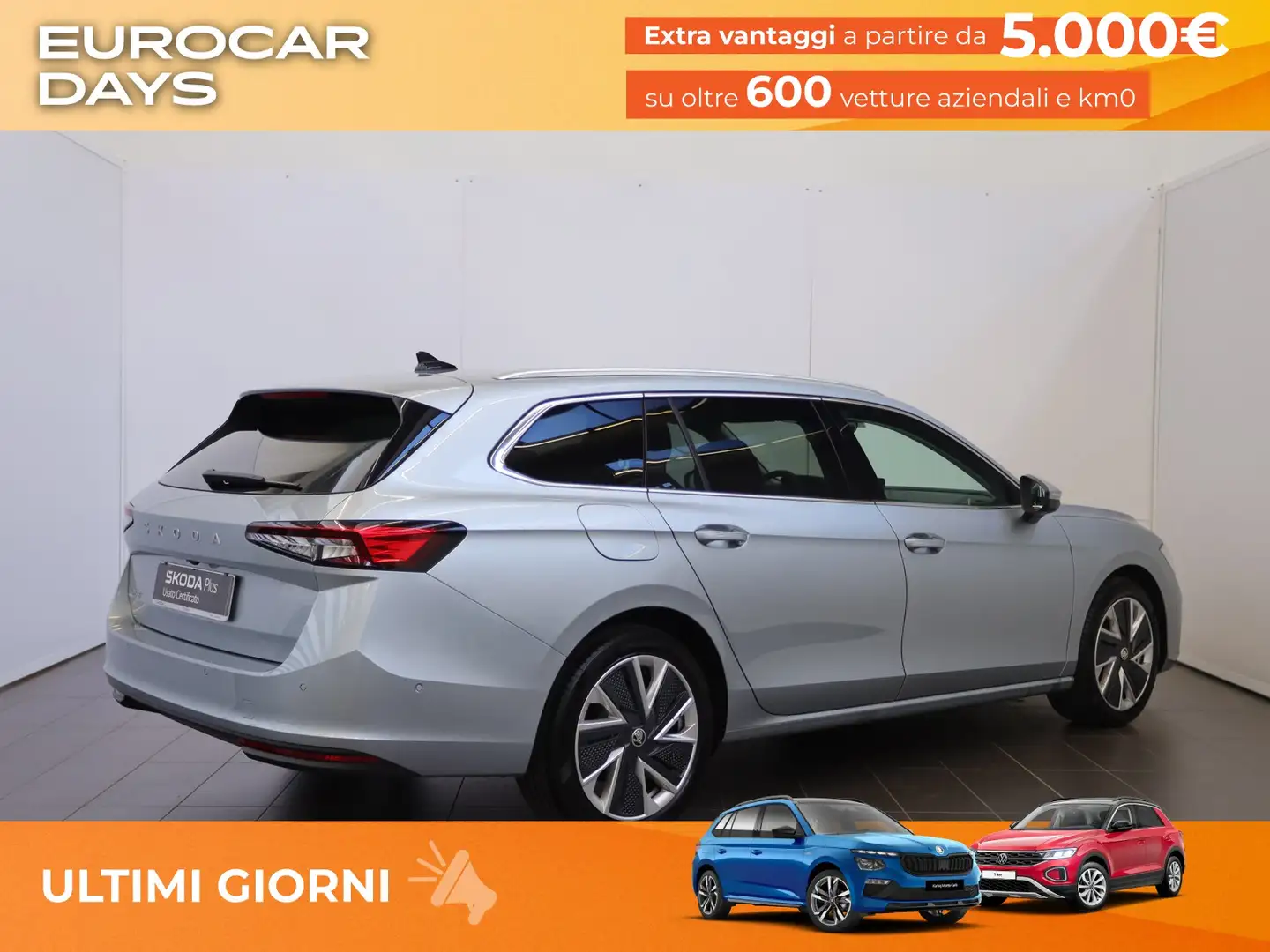 Skoda Superb wagon 2.0 tdi style 150cv dsg Серебристый - 2