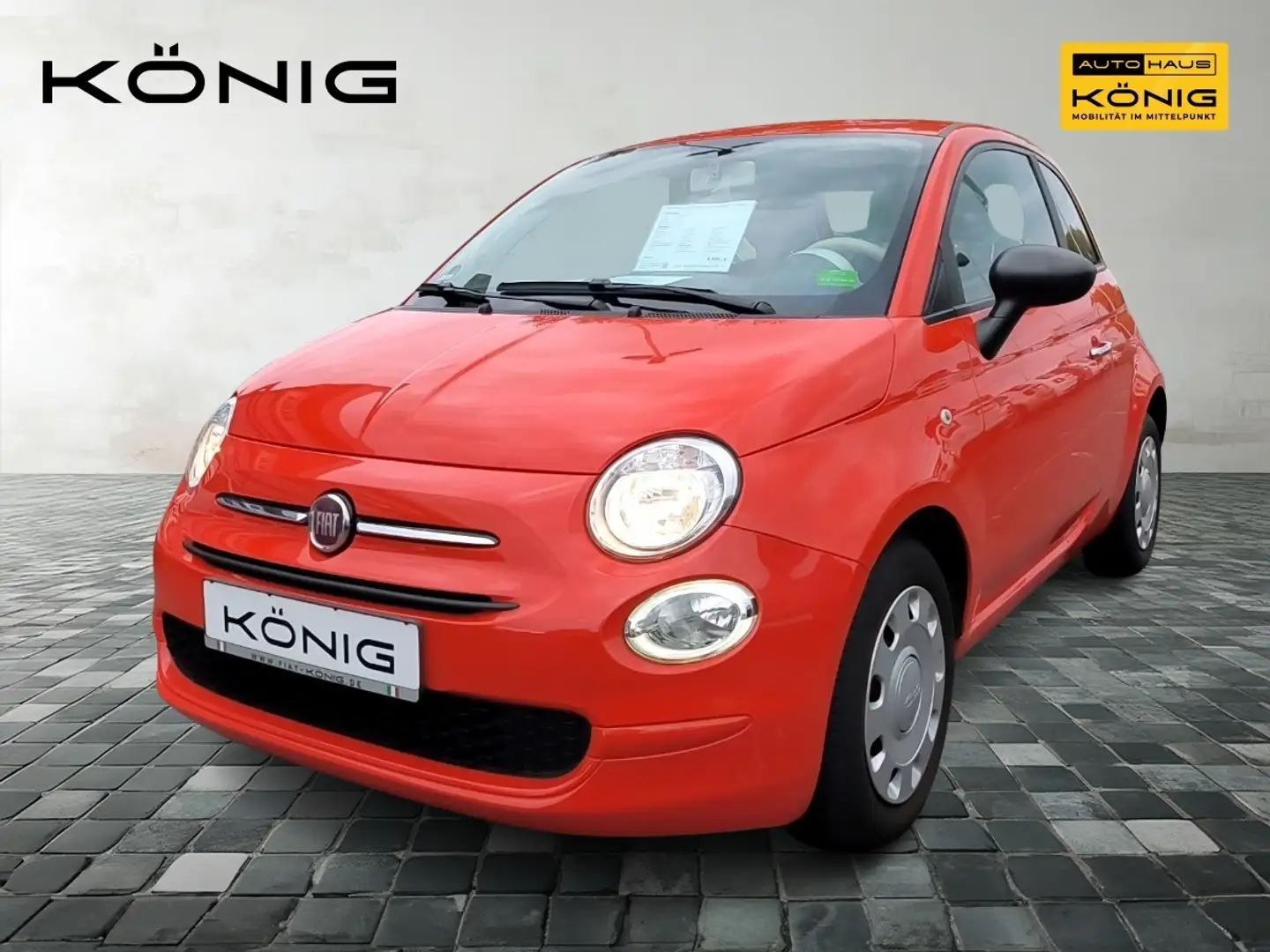Fiat 500 MY21 1.0 CULT*KLIMA*SOUND*TEMPOMAT*ALLWETTER Orange - 1