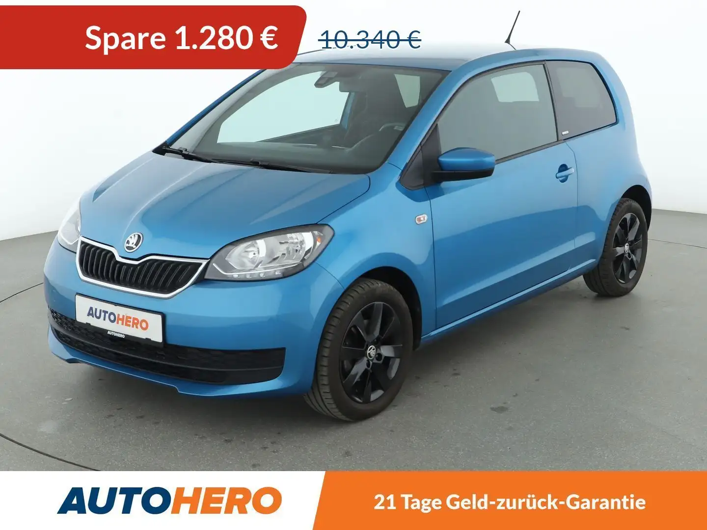 Skoda Citigo 1.0 MPI Clever*PDC*SHZ*KLIMA*GARANTIE* Blau - 1