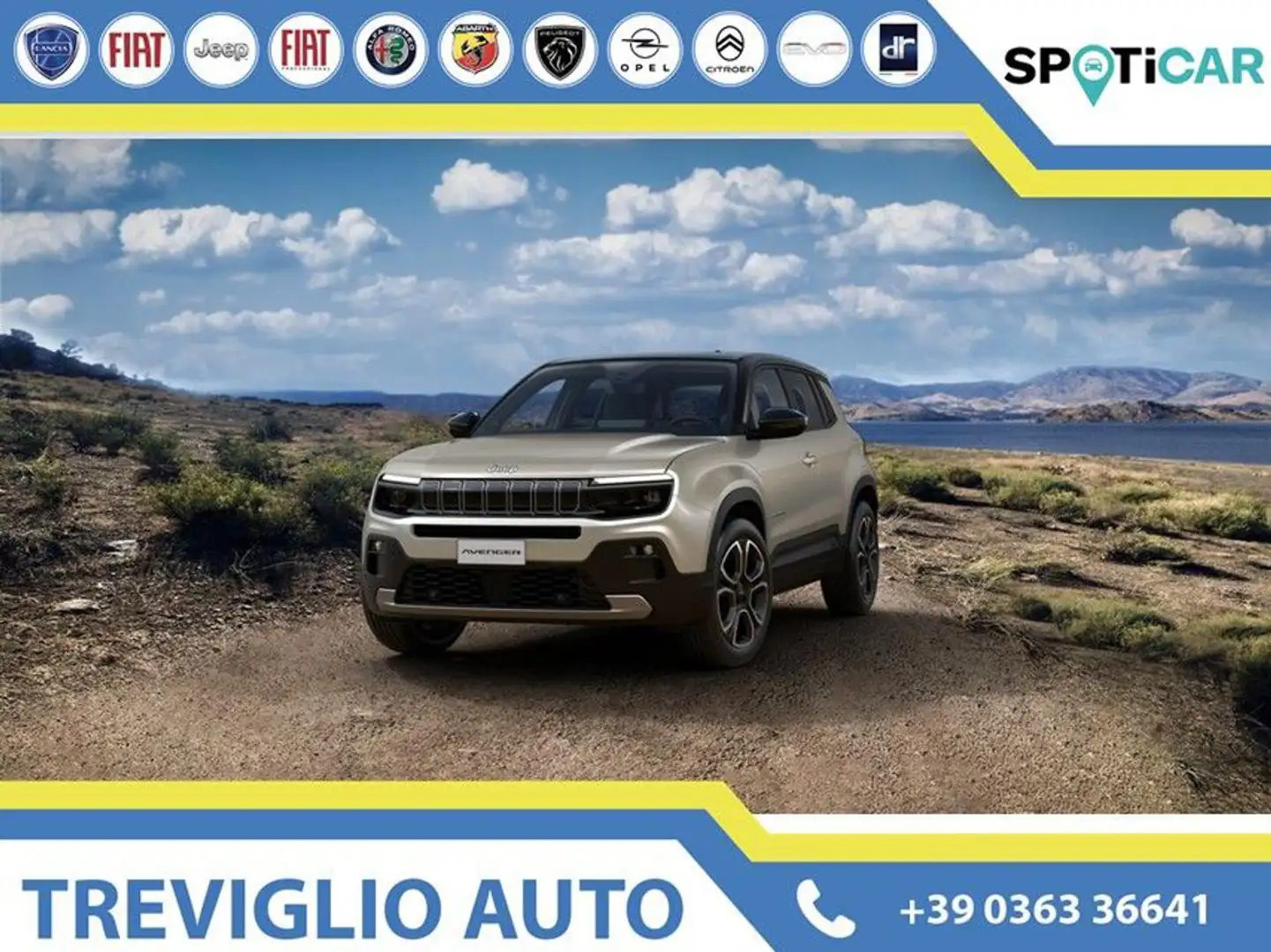 Jeep Avenger 1.2 Turbo MHEV Summit TETTO APRIBILE Beige - 1