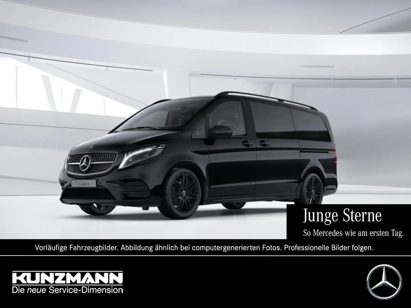 Mercedes-Benz V 250 d EDITION Lang AMG Night AHK Park-Paket Schwarz - 1