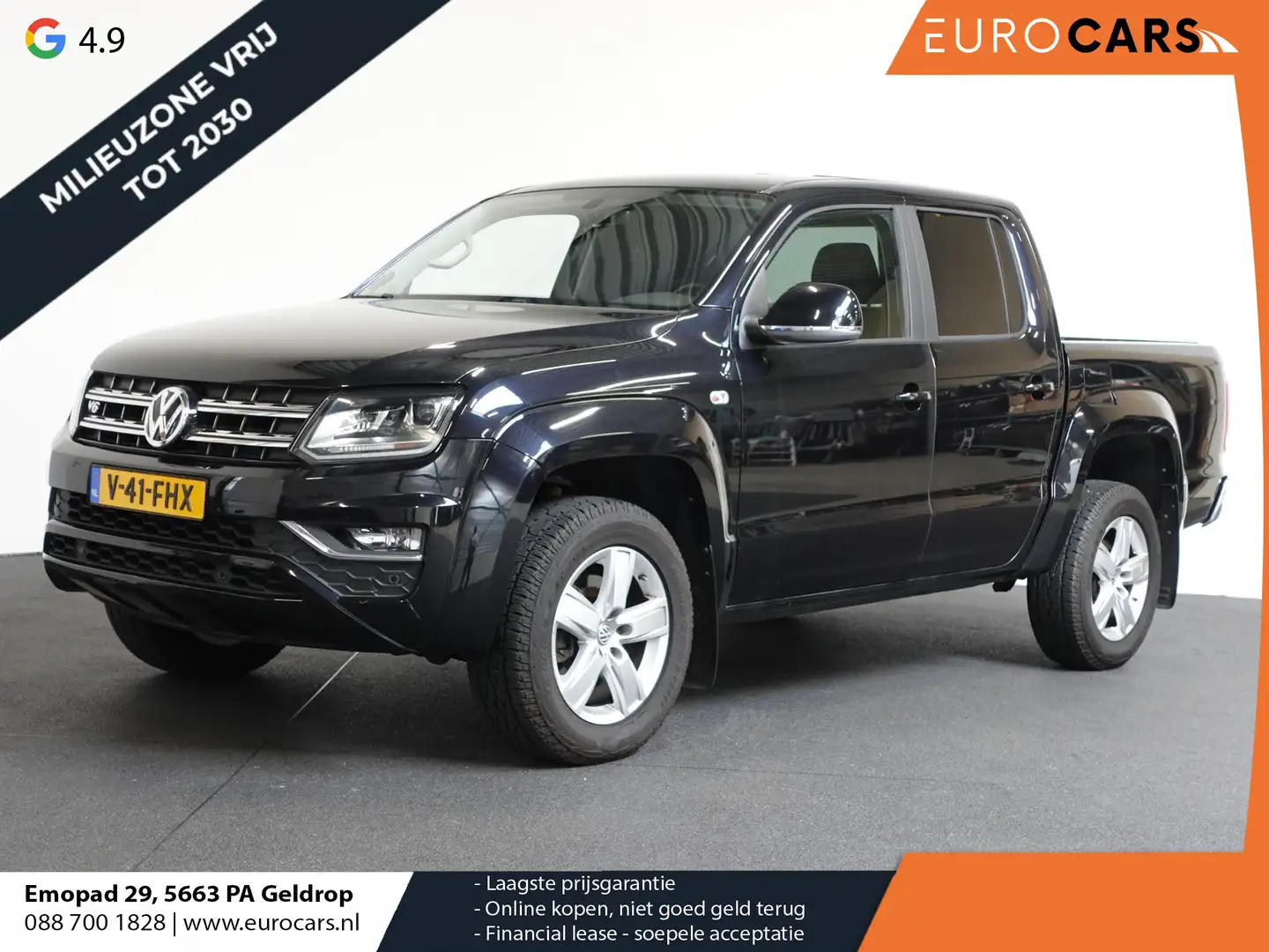 Volkswagen Amarok 3.0 TDI 4Motion Highline Automaat Airco Bluetooth Zwart - 1