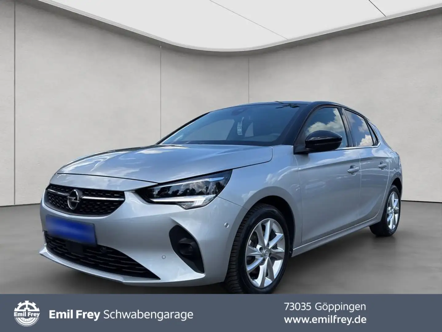 Opel Corsa 1.2 Direct Turbo Automatik Elegance *RFK* Zilver - 1