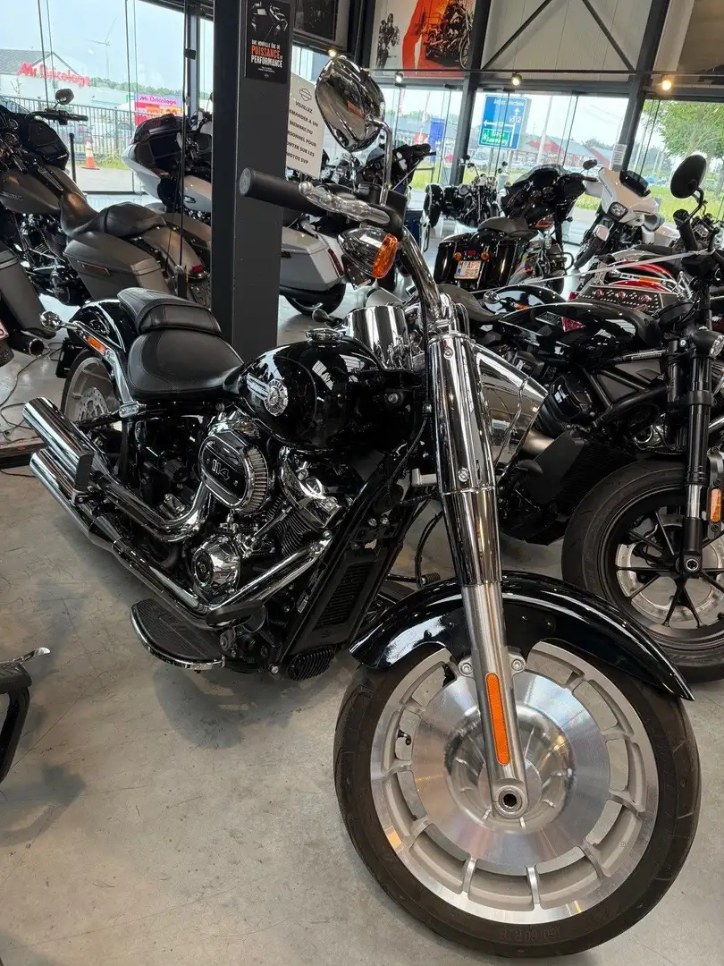 Harley-Davidson Fat Boy Zwart - 1