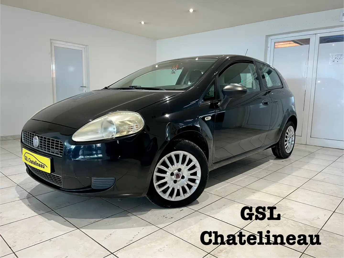 Fiat Punto 1.3Multijet 69cv 3 portes 2009 City garantie 1an Zwart - 1