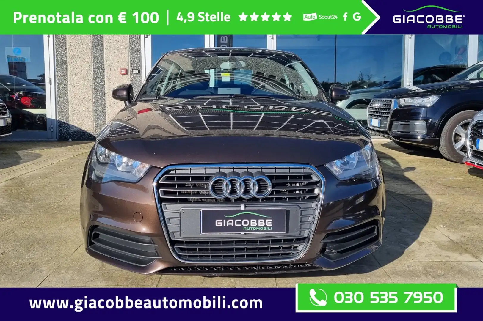 Audi A1 A1 SPB1.6 tdi Ambition 90cv🔥OK NEOPATENTATI🔥 Brown - 1