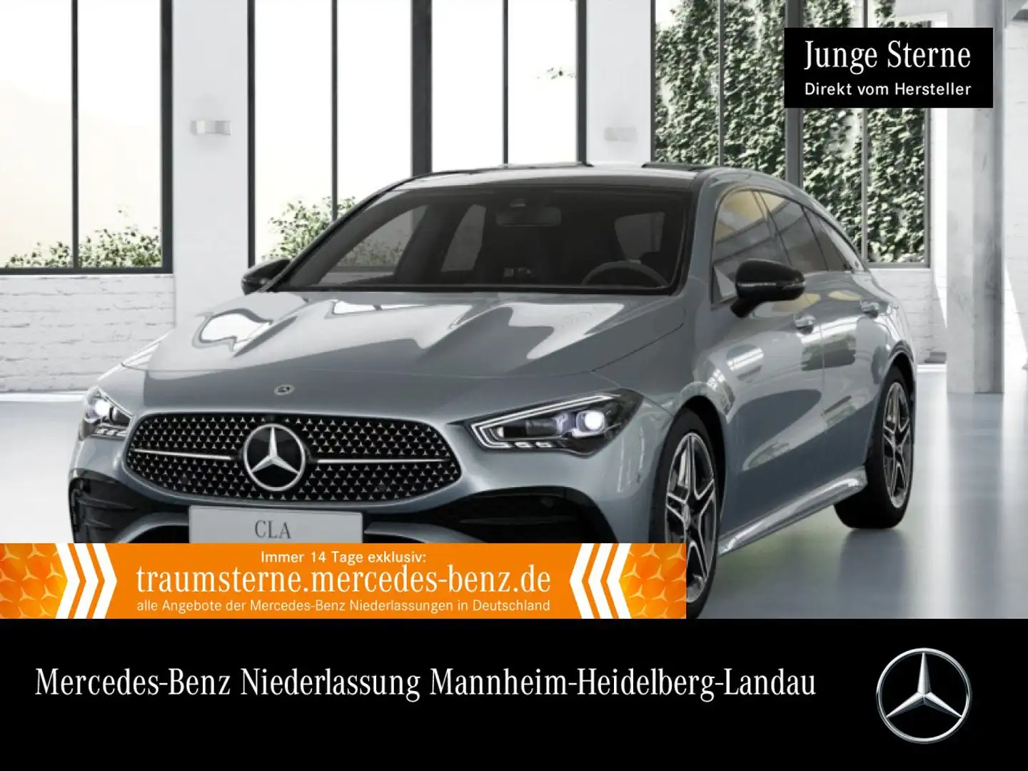 Mercedes-Benz CLA 200 AMG+NIGHT+PANO+360°+MULTIBEAM+TOTW+7G Argent - 1