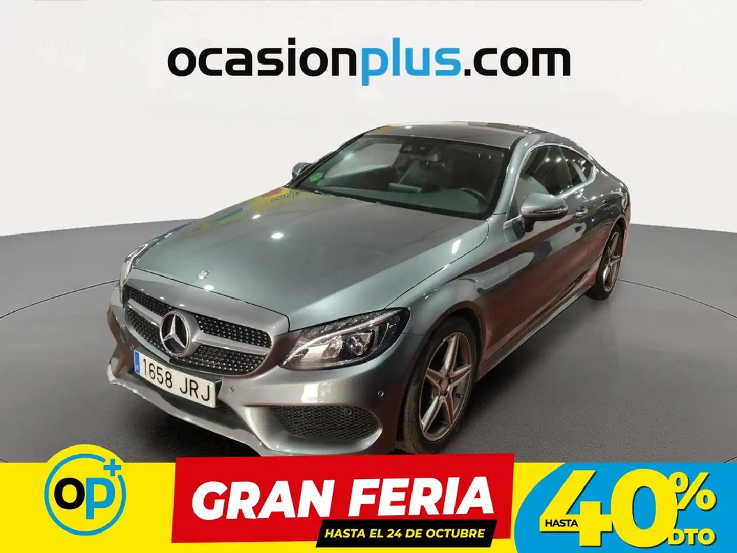 Mercedes-Benz C 220 Coupé 220d 9G-Tronic Gris - 1