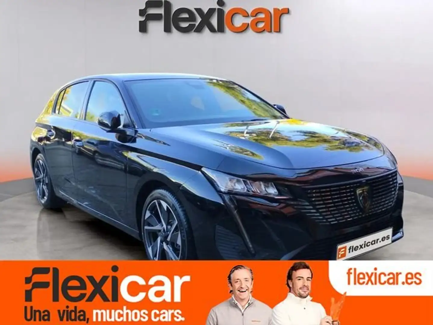 Peugeot 308 1.2 PureTech S&S Allure 130 Noir - 1