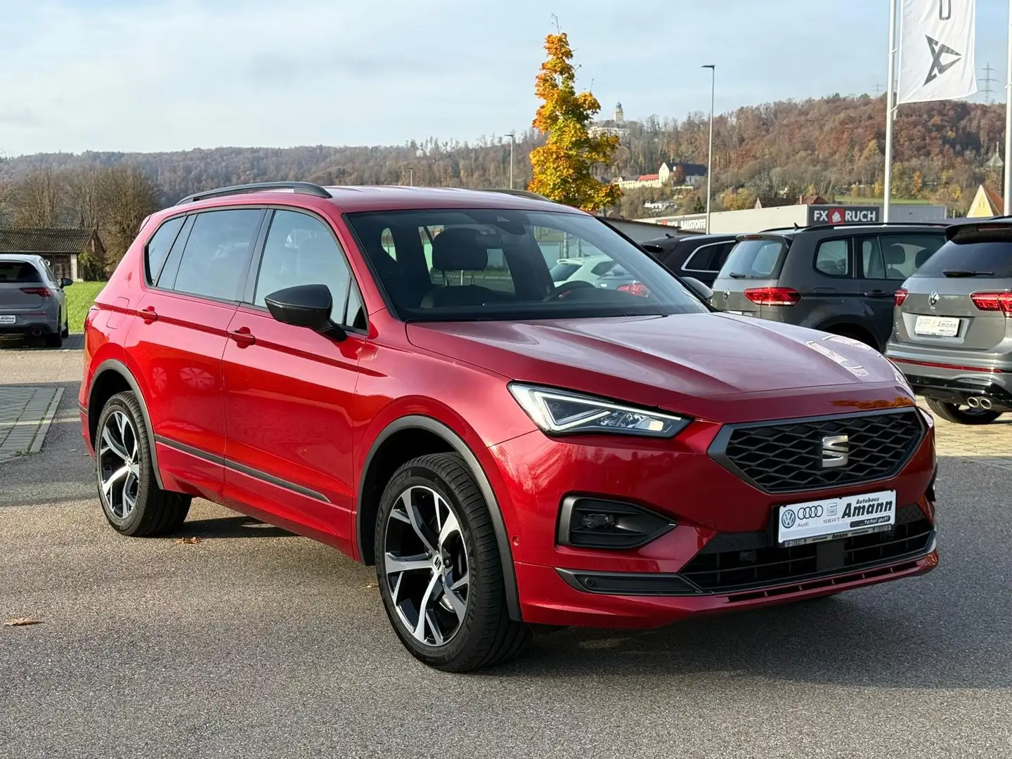 SEAT Tarraco FR 2.0 TDI DSG 4Drive ACC LEDER BUSINESS Rot - 1