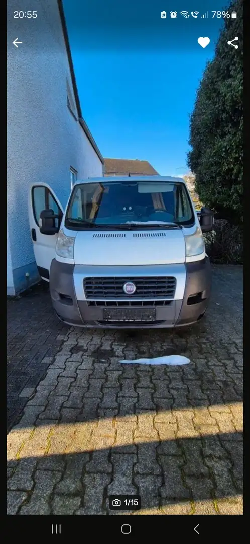 Fiat Ducato 100 Camper, Solar, autark Blanc - 2