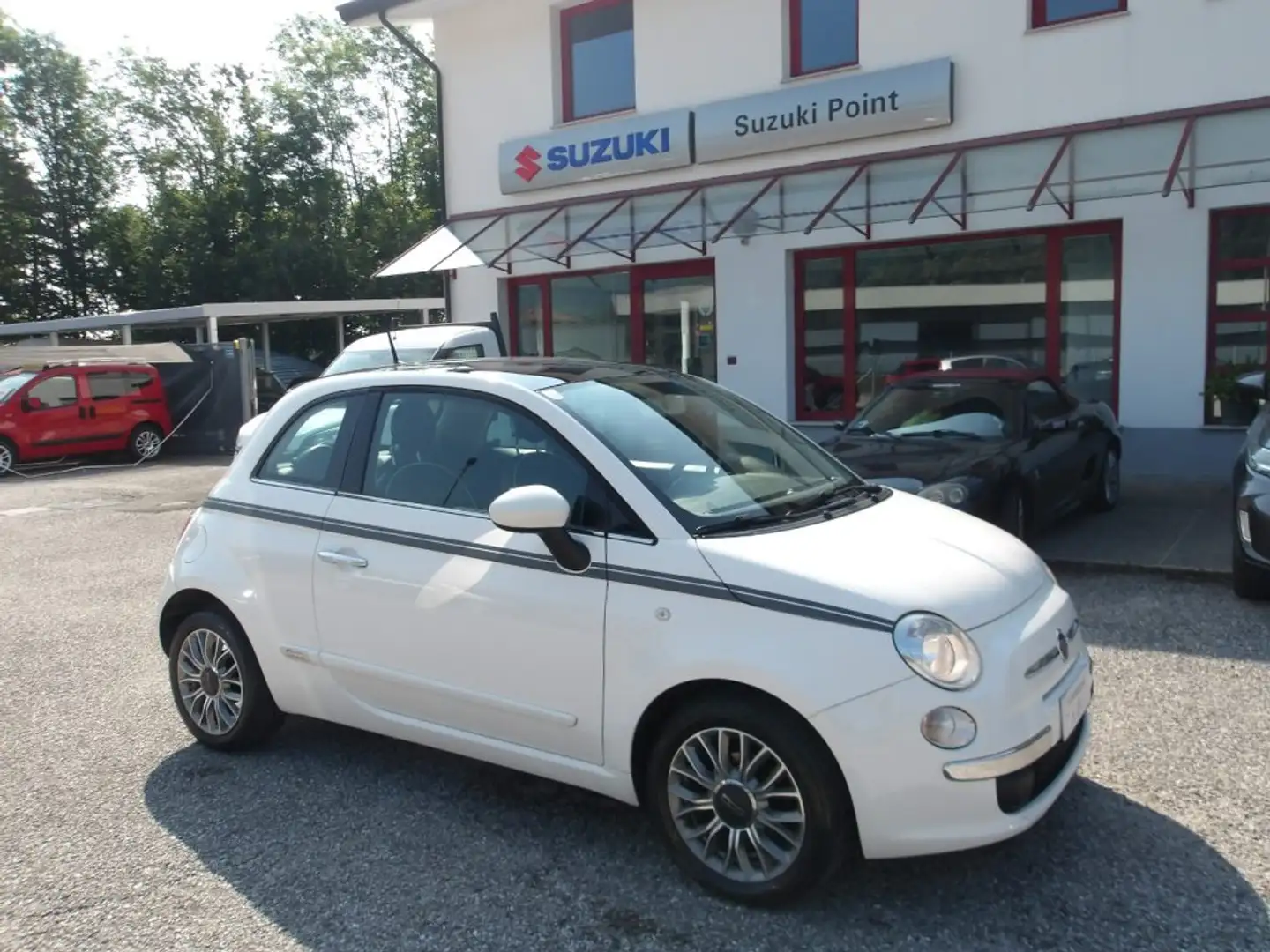 Fiat 500 1.2 Lounge EU6 CINGHIA NUOVA Bianco - 1
