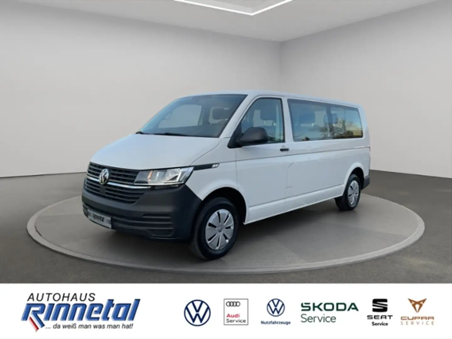 Volkswagen T6 Kombi 2.0 TDI 9 SITZE+GG 3T+CLIMATIC+ZUHEIZER+PDC+LORDO Weiß - 1
