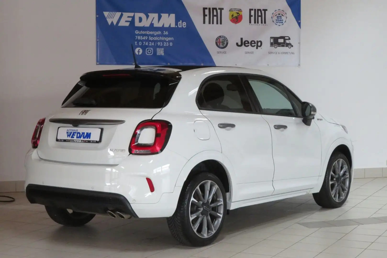 Fiat 500X Dolcevita Sport 1.5 GSE 130PS DCT *LED,NAVI Blanc - 2