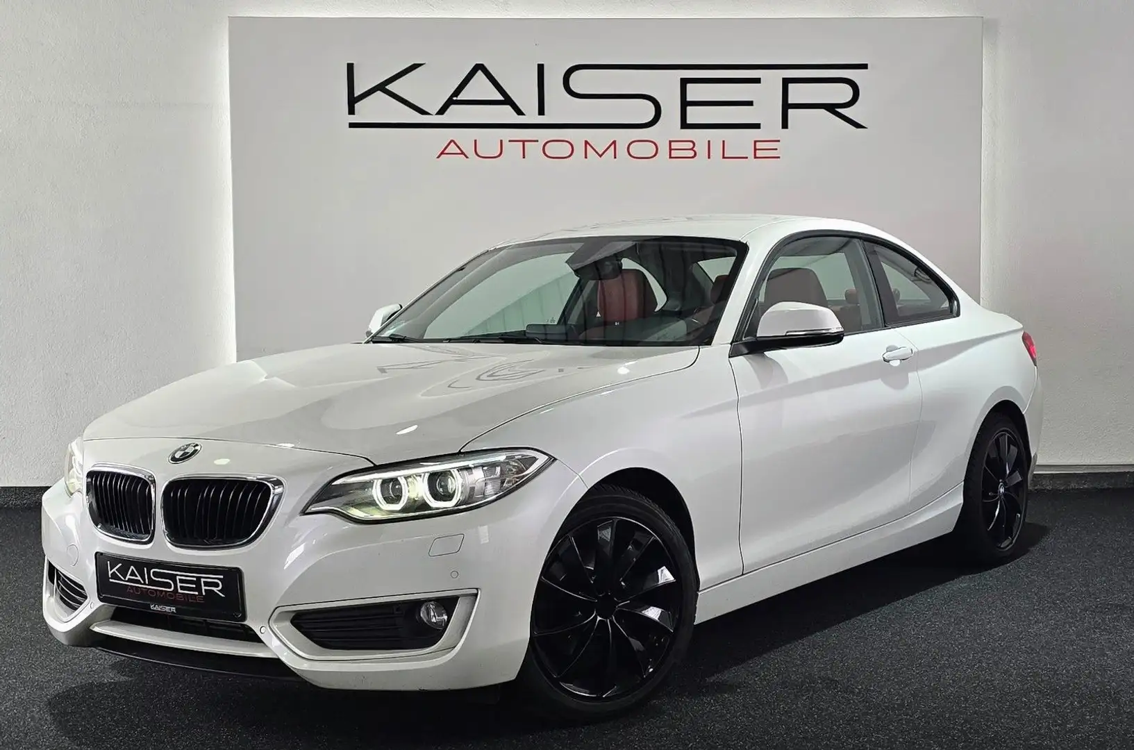 BMW 218 d  Coupe Advantage*VOLLEDER*LED*NAVI*PDC* Weiß - 1