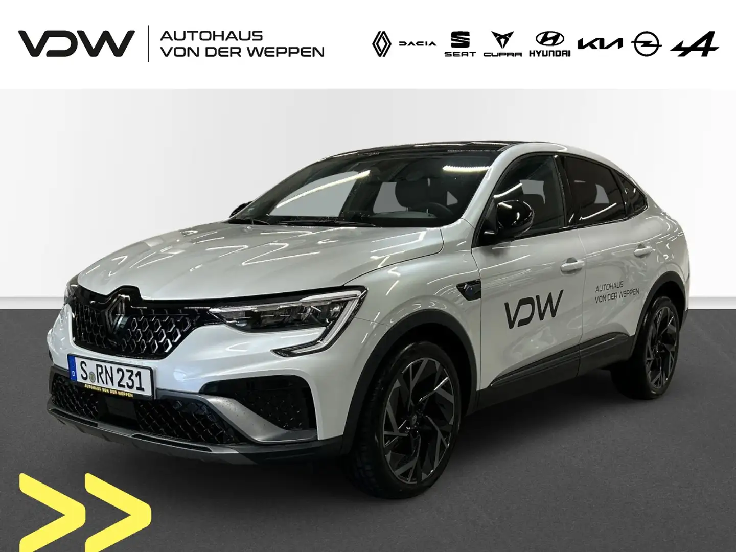 Renault Arkana Esprit Alpine Mild Hybrid 160 EDC Klima Navi Weiß - 1