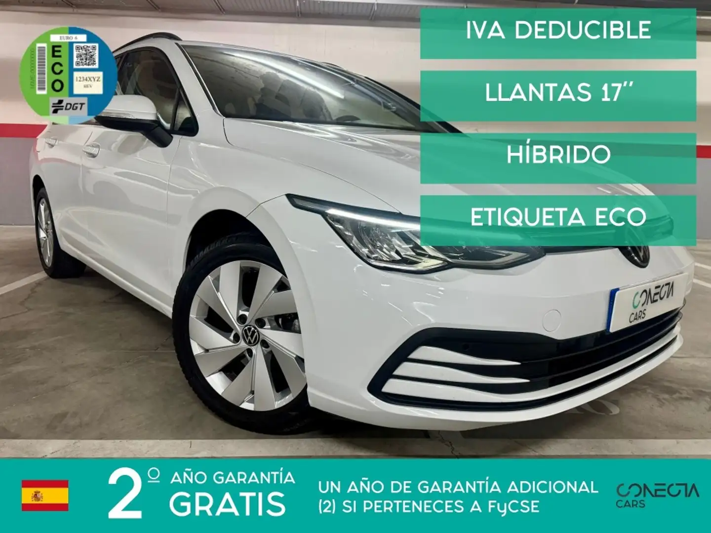 Volkswagen Golf Variant 1.0 eTSI Life DSG 81kW Blanco - 1
