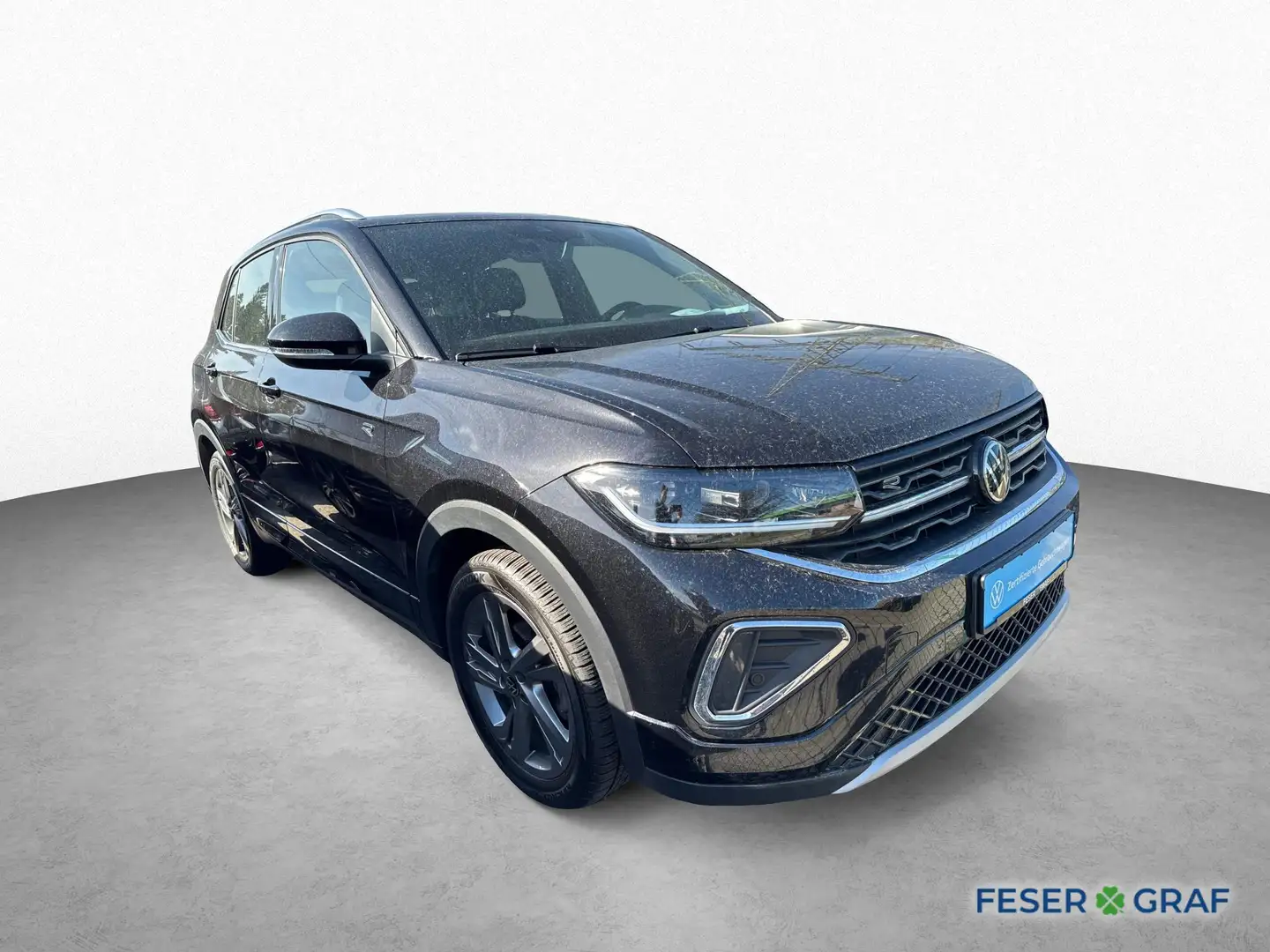 Volkswagen T-Cross R-Line 1.0 TSI DSG KAM NAVI APP LED GJR Schwarz - 2