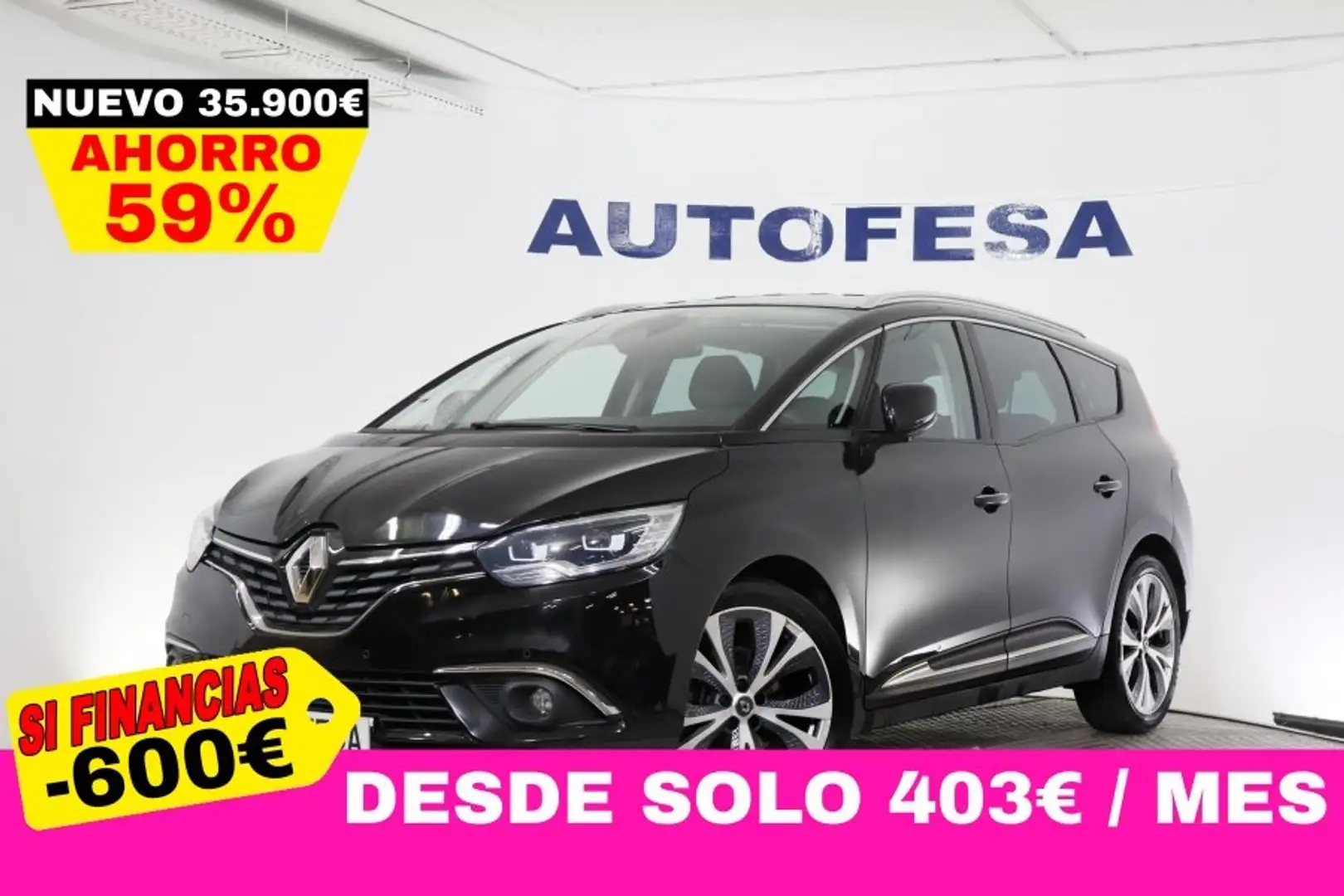 Renault Grand Scenic 1.6 DCI 130CV INTENS 7 PLAZAS 5P # TECHO PANORAMIC Negro - 1