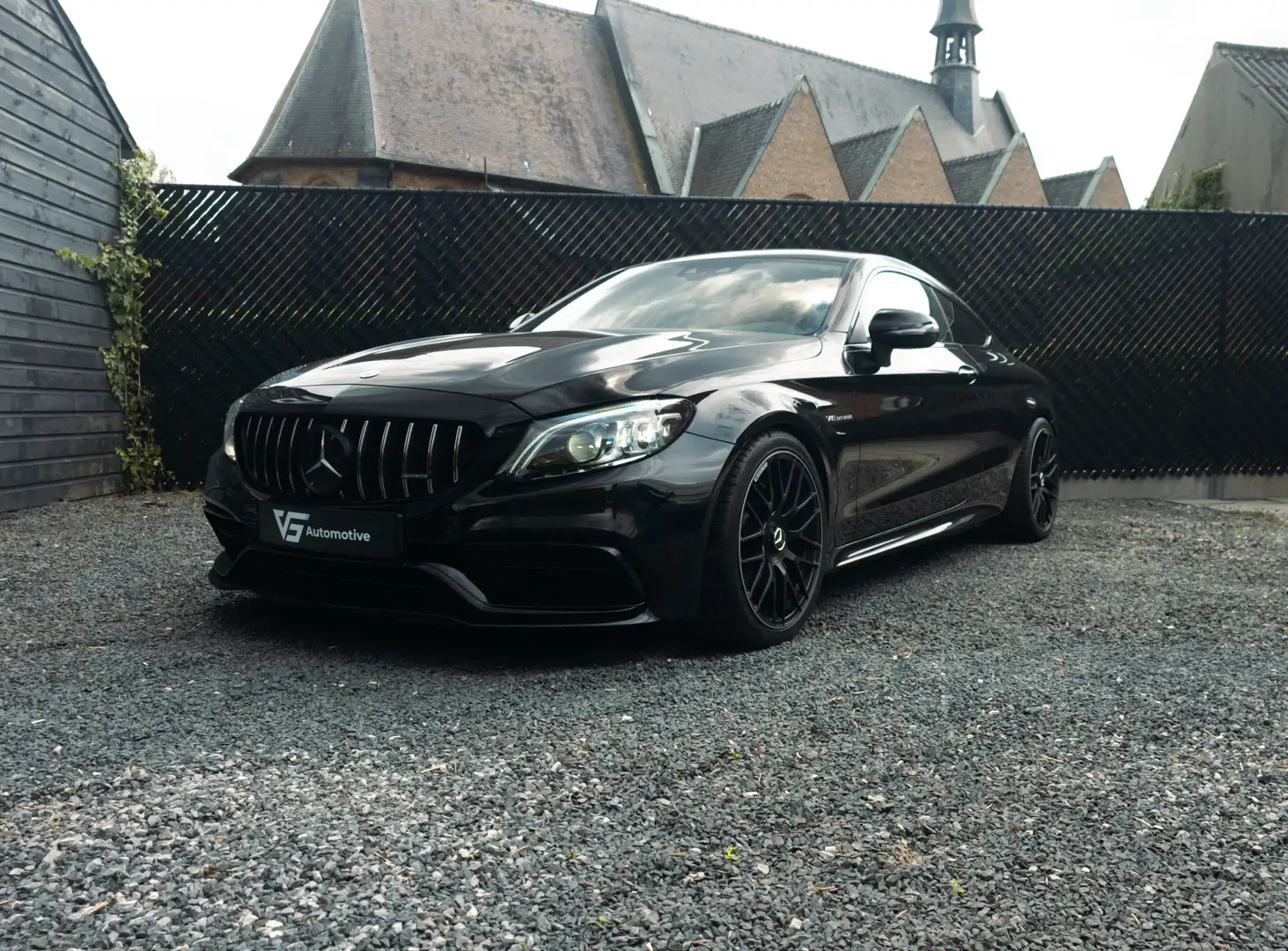 Mercedes-Benz C 63 AMG Pano / Burmester / Coupe / Eibach vering Fekete - 2