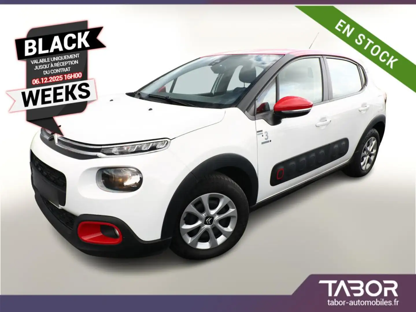 Citroen C3 1.2 PureTech 110 Feel radars Blanc - 1