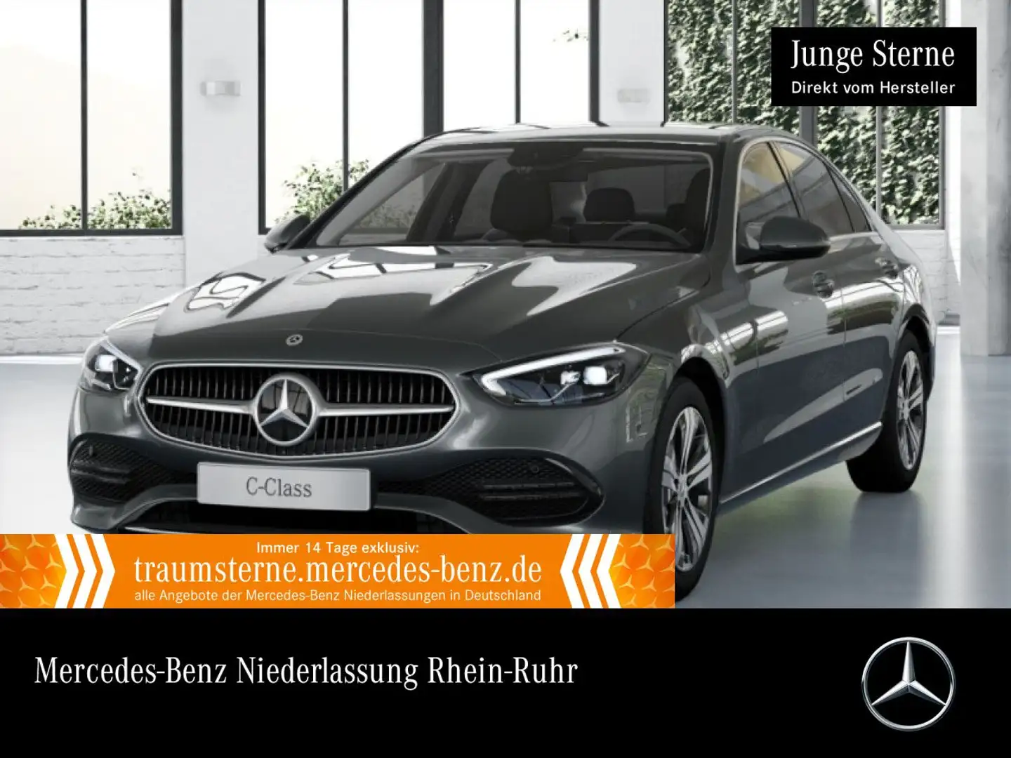 Mercedes-Benz C 180 AVANTG+LED+KAMERA+TOTW+KEYLESS+9G Grau - 1