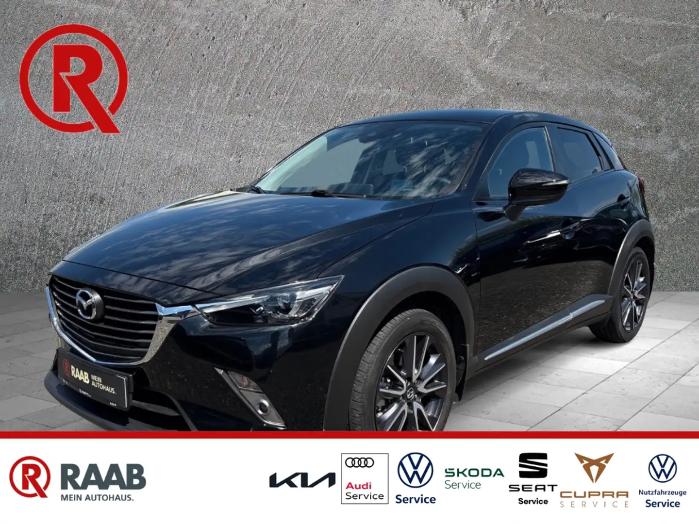 Mazda CX-3 Sports-Line AWD 2.0 Navi Rückfahrkam. PDC SHZ Klim Schwarz - 1