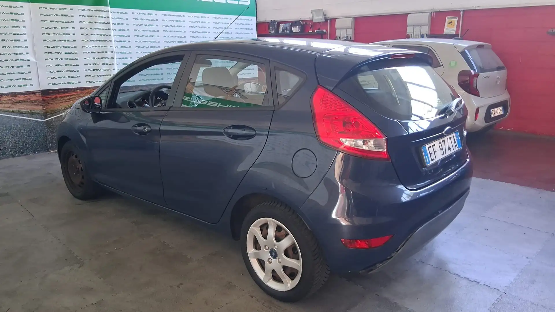 Ford Fiesta Fiesta VI 2008 5p 1.4 16v + c/esp auto E5 Blu/Azzurro - 2