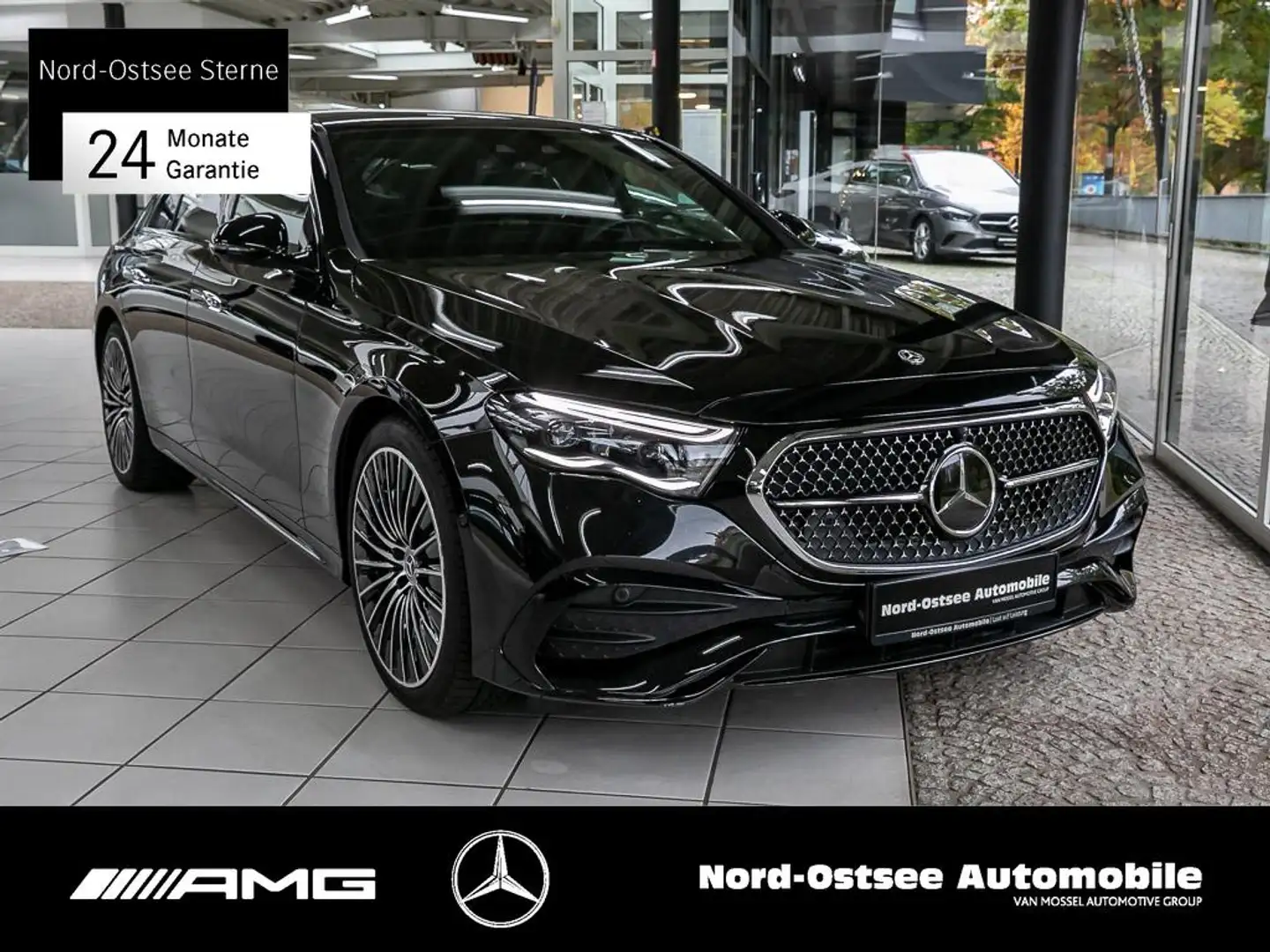 Mercedes-Benz E 200 AMG PANO BURMESTER NIGHT Zwart - 1