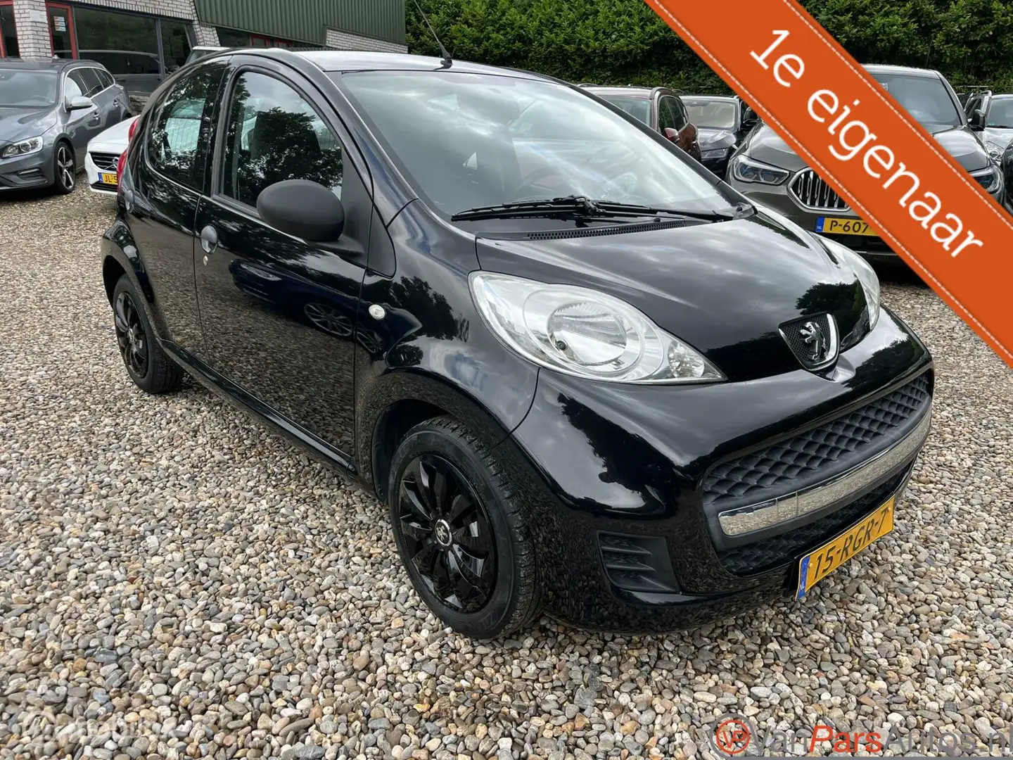 Peugeot 107 1.0-12V XR,Airco,5drs,1e eigenaar! Negro - 2