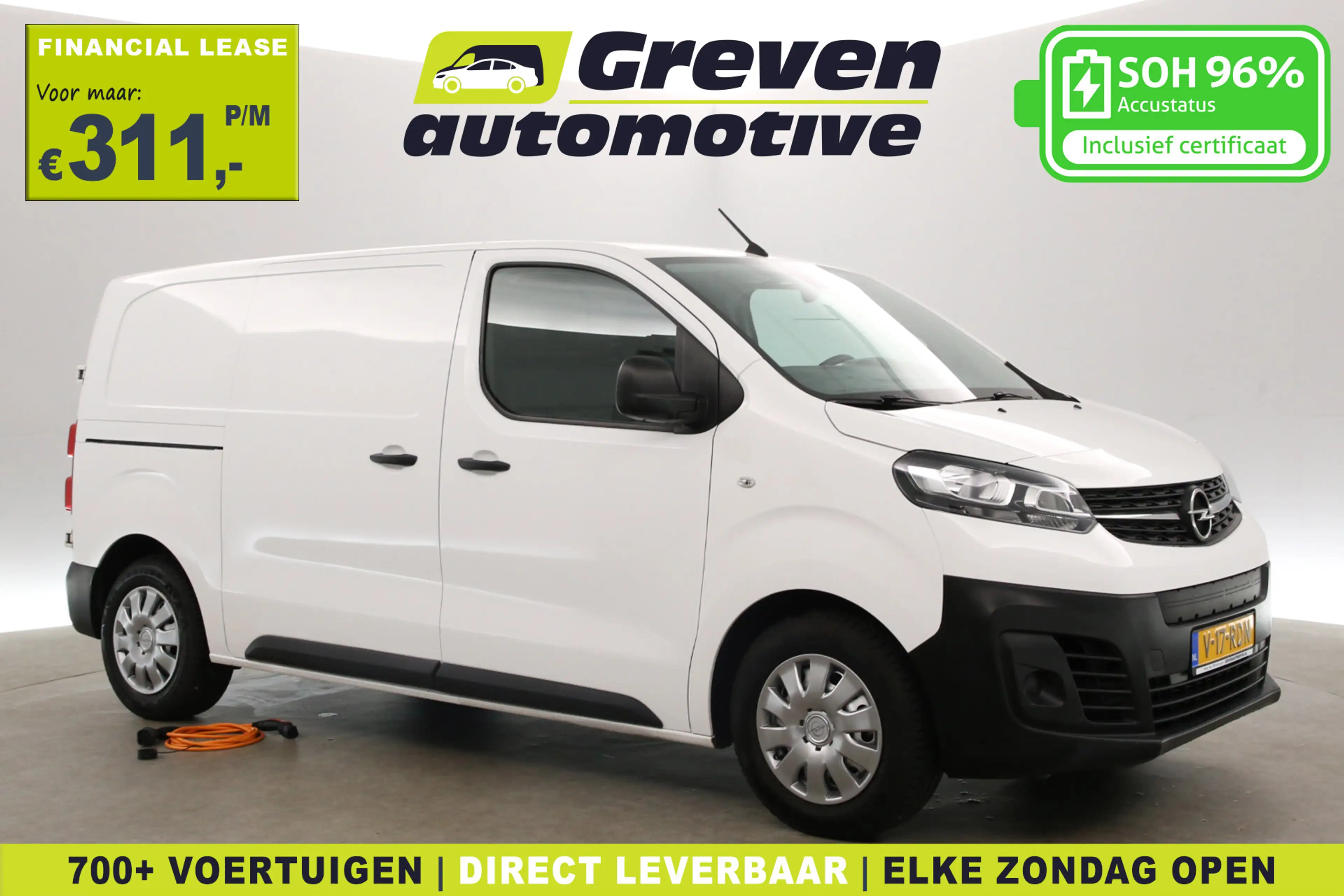 Opel Vivaro-e L2H1 75 kWh Long Range | Snelladen | SOH 96% | 3 Z