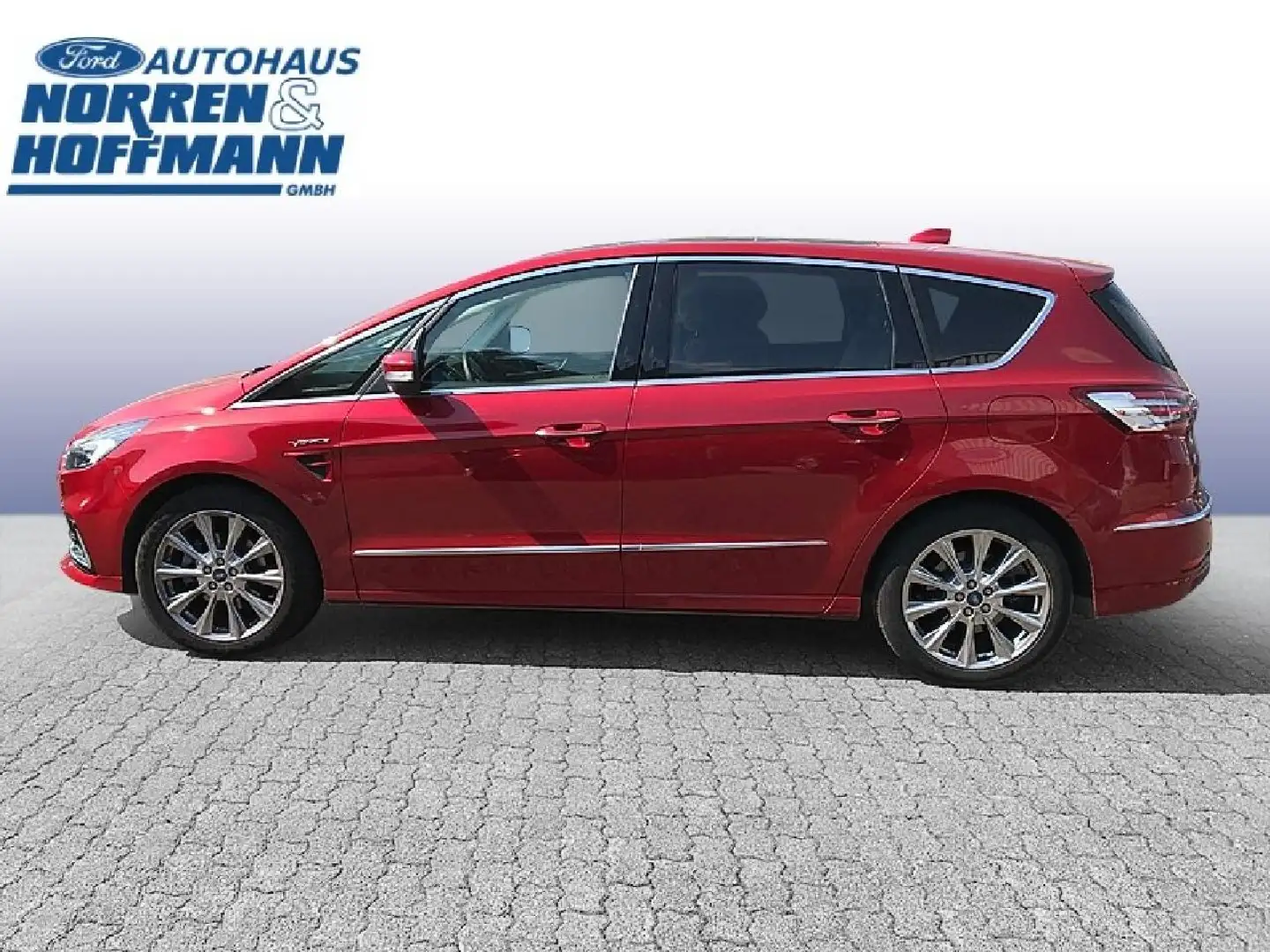 Ford S-Max Hybrid Vignale Rood - 2