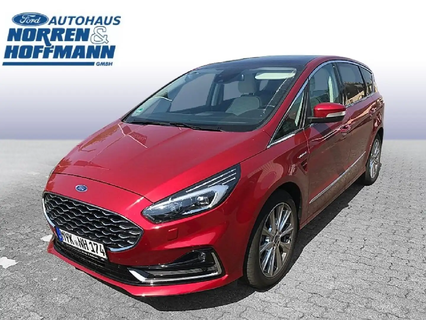 Ford S-Max Hybrid Vignale Rojo - 1