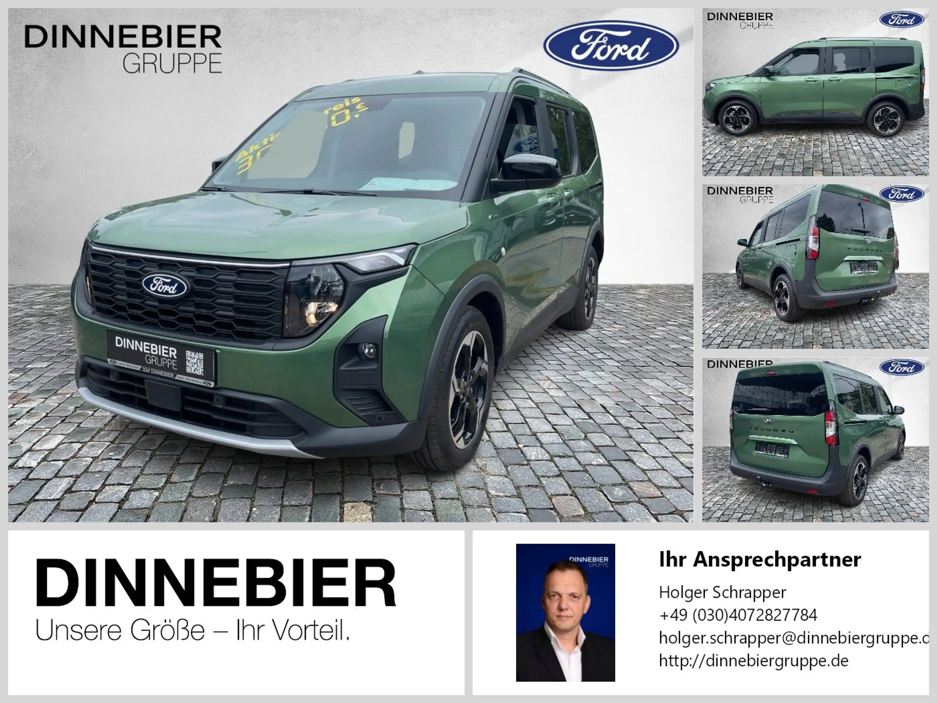 Ford Tourneo Courier Active+ACC+Navi+TWA+AHK+Cam+LM
