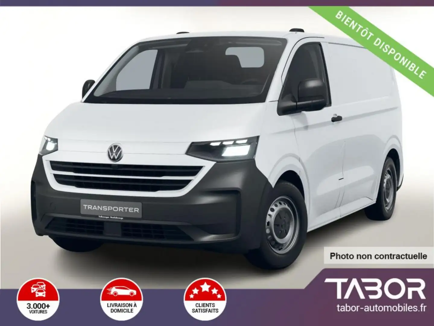 Volkswagen Transporter T7 2.0 TDI 110 LED AppCo Blanc - 1