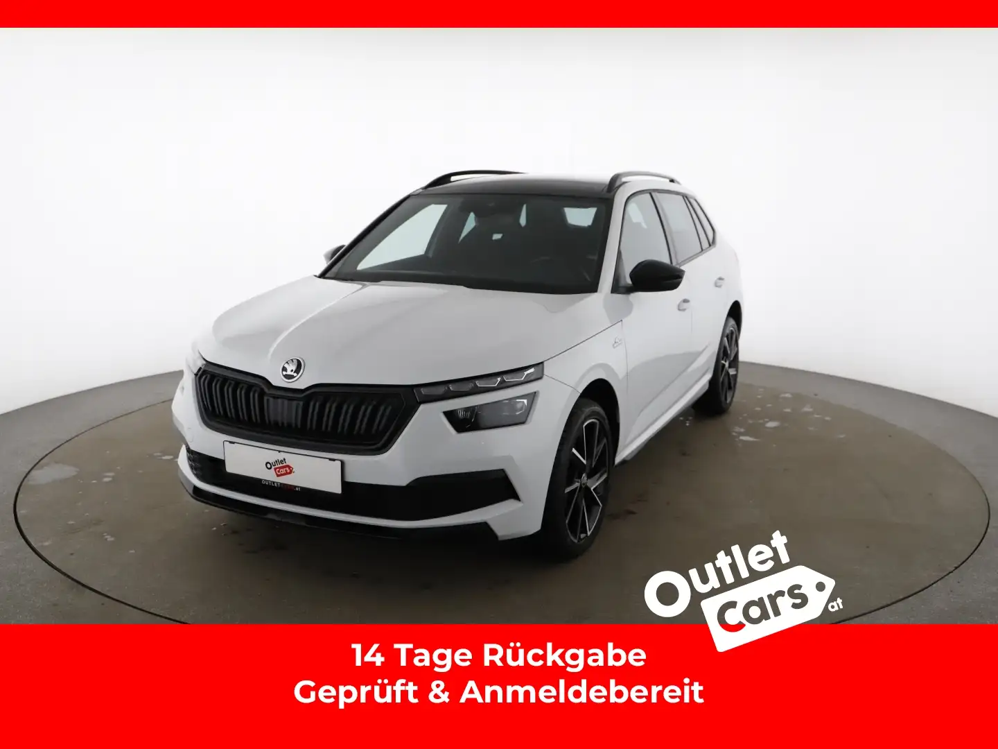 Skoda Kamiq 1.0 TSI Monte Carlo LED+NAVI+Pano+Virtual Weiß - 1