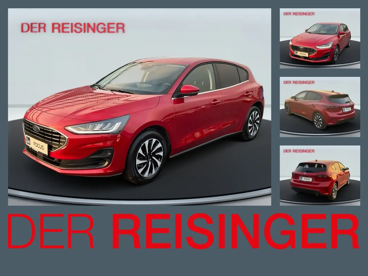 Ford Focus 5-Türer Titanium Edition TAGESZULASSUNG Rot - 1