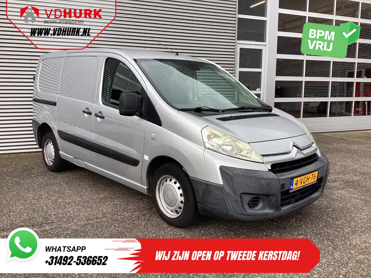 Citroen Jumpy 2.0 HDI 120 pk EXPORT ONLY 3Pers./ NL Auto/ Airco/ Argent - 1