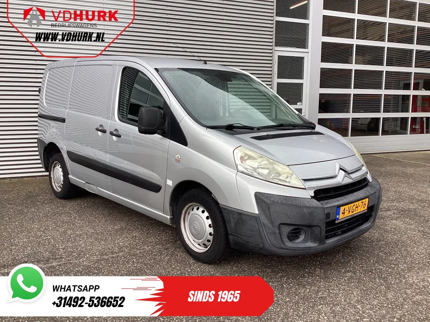 Citroen Jumpy 2.0 HDI 120 pk EXPORT ONLY 3Pers./ NL Auto/ Airco/ Plateado - 1