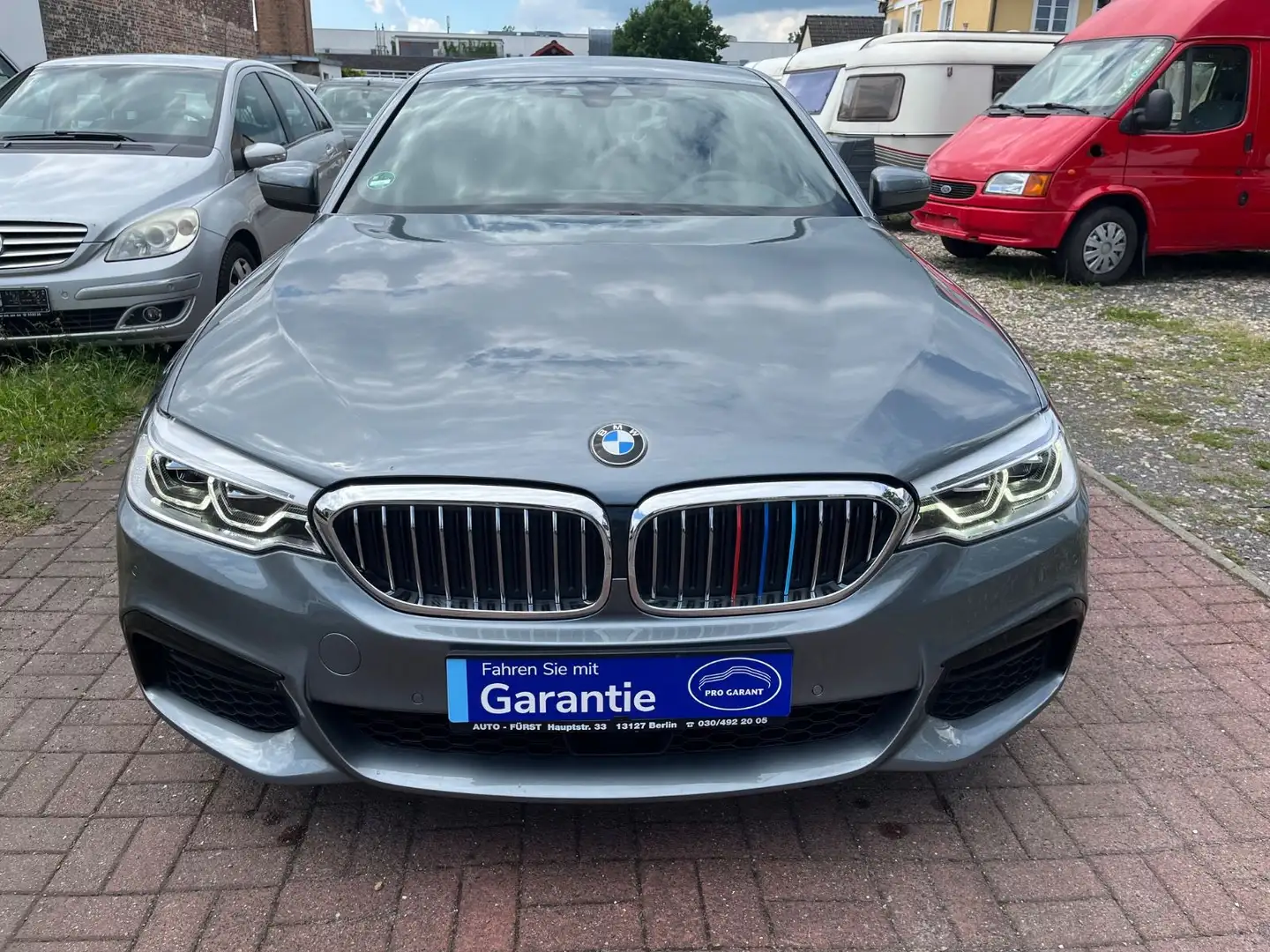 BMW 530 i M Sport PAKET+AUTOM+VOLL-LEDER+TOP ZUST Blau - 2