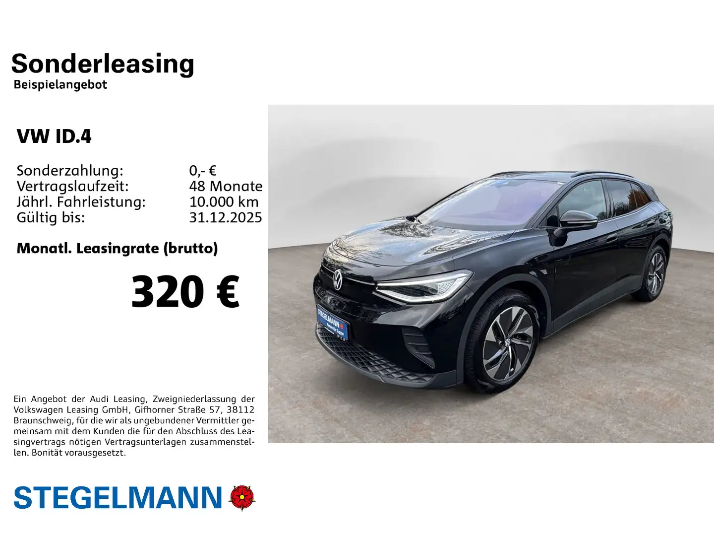Volkswagen ID.4 Pure 125kW/52kWh *Wärmepumpe*+3J. Garantie* Schwarz - 2