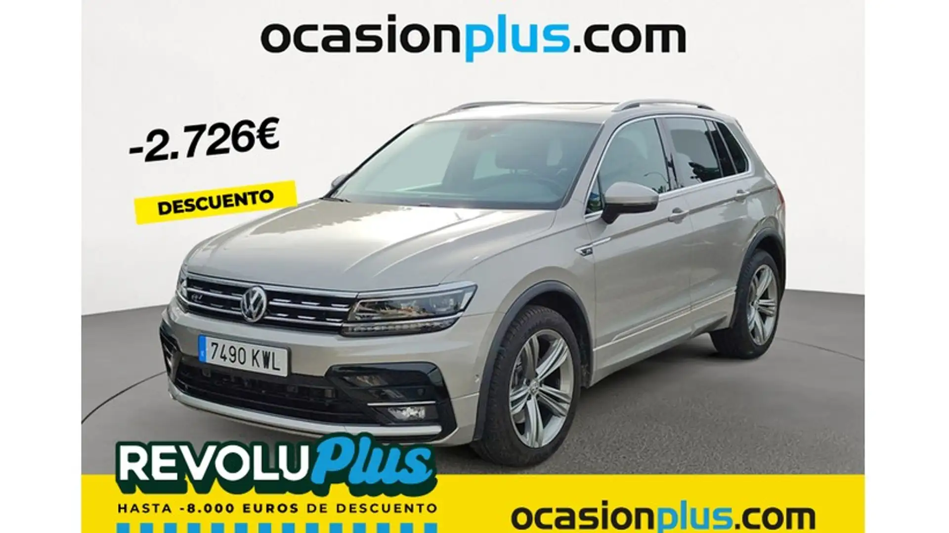 Volkswagen Tiguan 2.0TDI Sport 4Motion DSG 140kW Plateado - 1