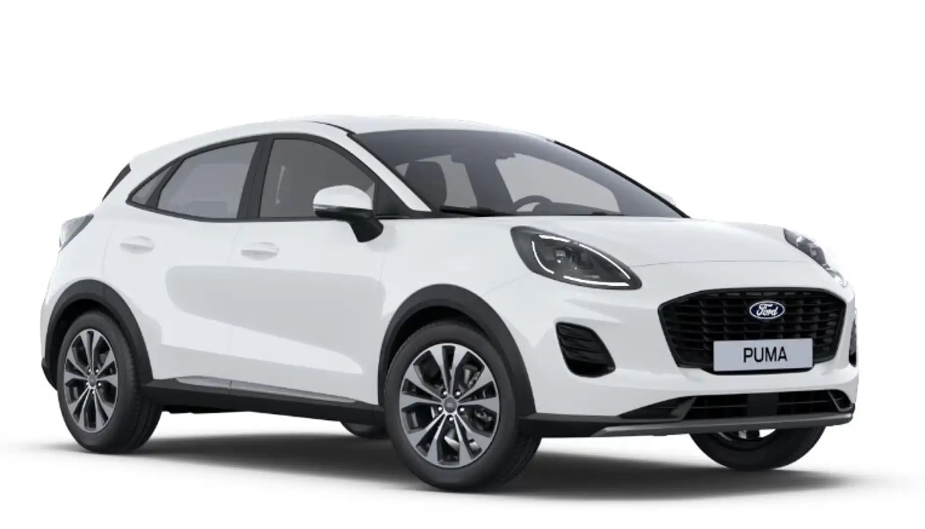 Ford Puma 1,0 EcoBoost Hybrid Titanium Aut. Weiß - 2
