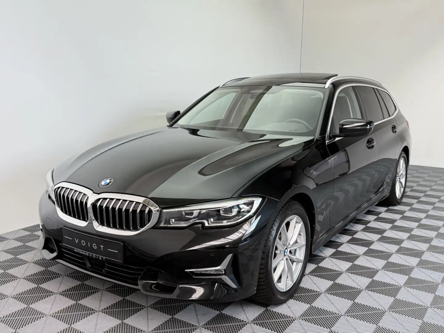BMW 330 i Luxury Line|2.Hand|Pano|AHK|H&K|LED|DAB| Negro - 2