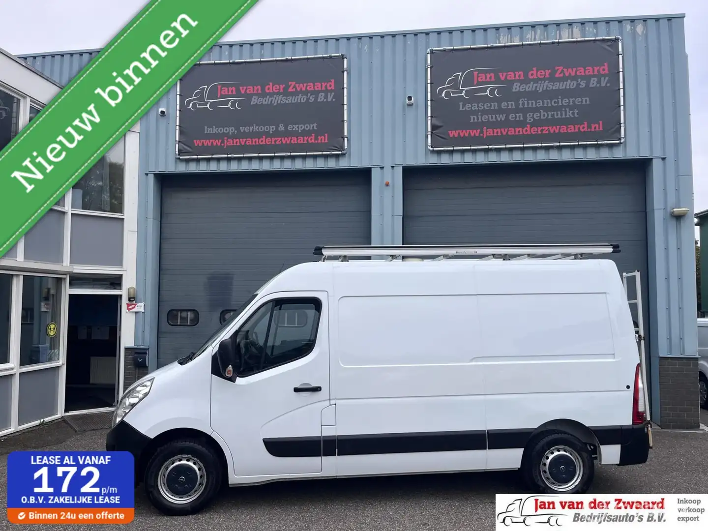 Opel Movano 2.3 CDTI Lang Hoog Airco 3 zitplaatsen Wit - 1